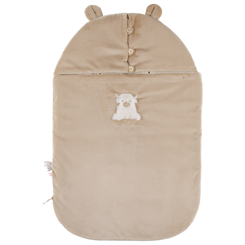 Nid d&#39;ange veloudoux Fluffy Beige