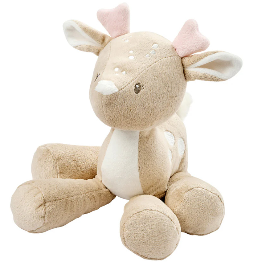Peluche biche - Fanfan - Sable -30 cm
