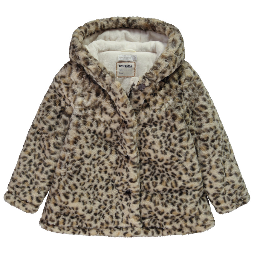 Manteau leopard fille shop