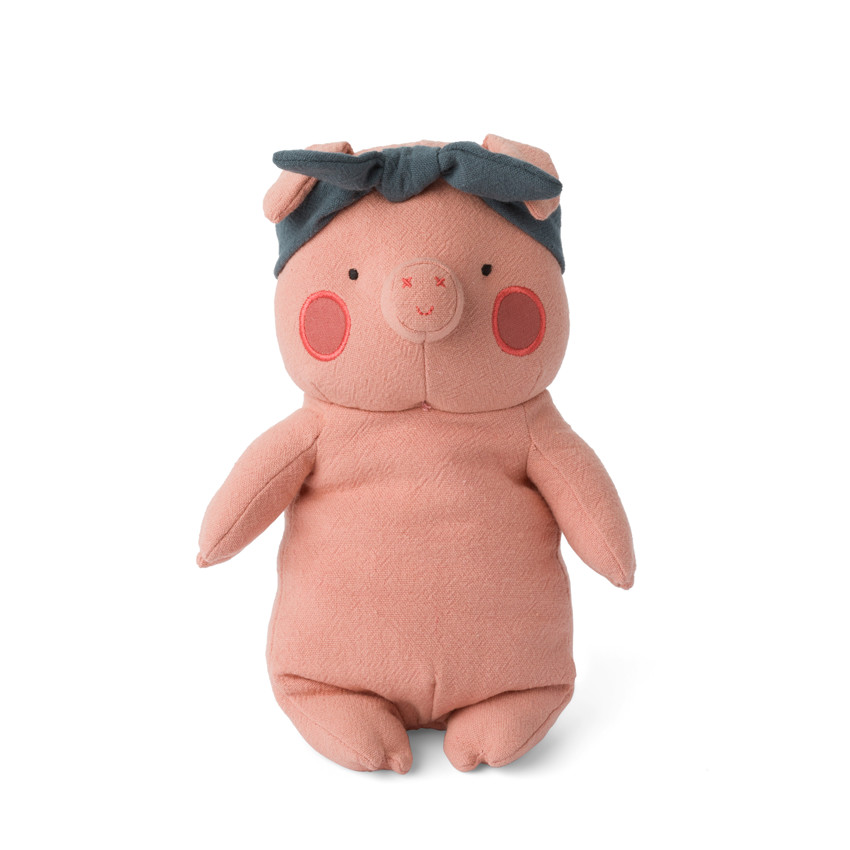 Peluche cochon Ali - Rose