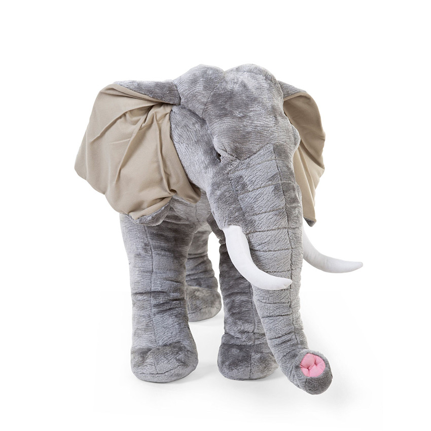 Peluche éléphant debout 75 cm 