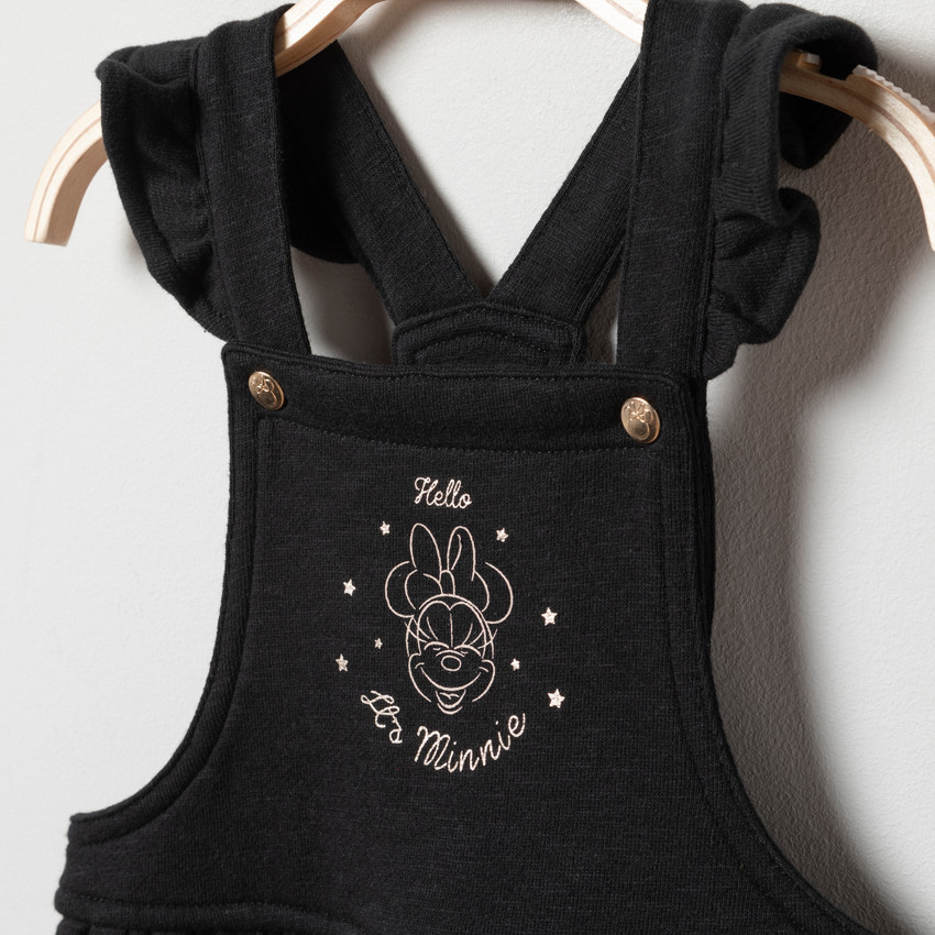 Robe à bretelles print Minnie Disney pour bébé fille 