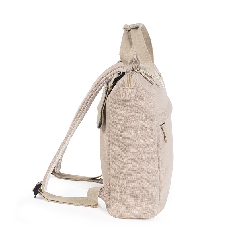 Sac à dos à langer Eco Mum + tapis apricot 