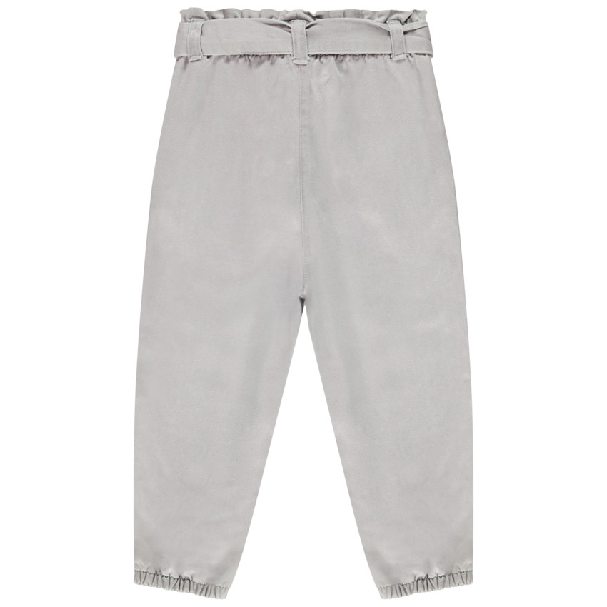 Pantalon avec ceinture motif noeud pour bébé fille 