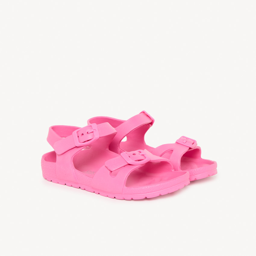 Sandales de plage souples à boucles pour fille