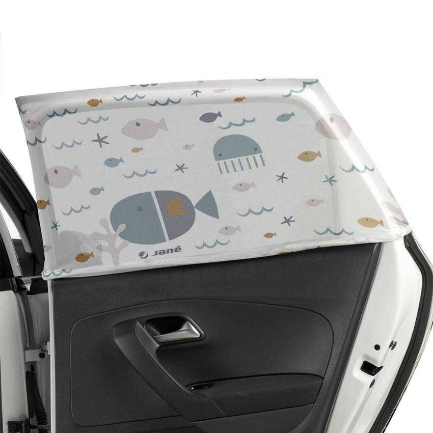 Parasol pour voiture type chaussette 2 unités. Taille XL Lazuli bleu 