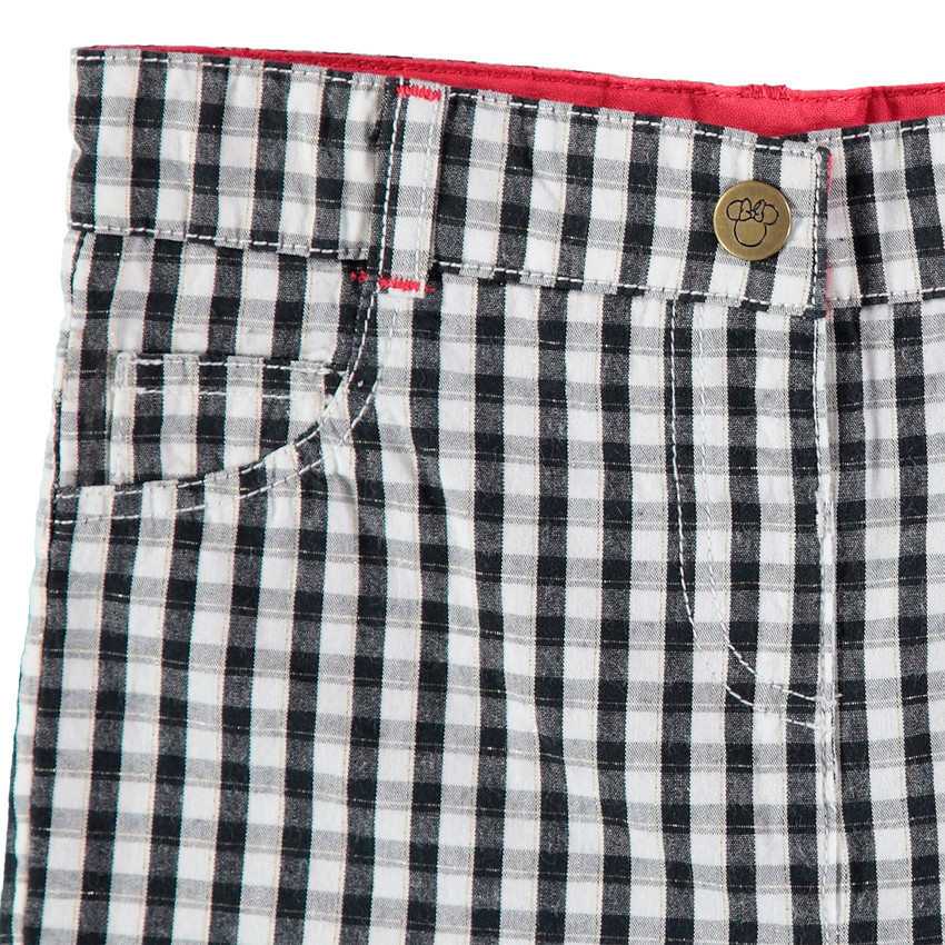 Short en vichy print Minnie Disney 
