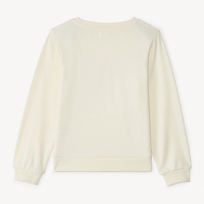 Sweat molleton printé pour fille 