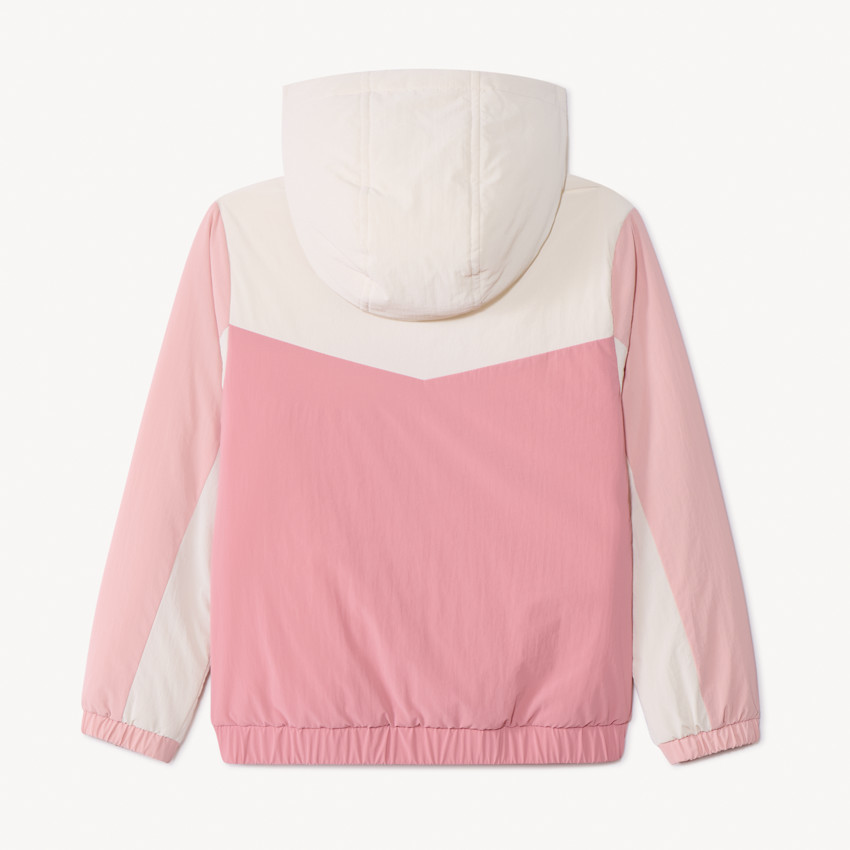 Coupe-vent doublé effet color block pour fille 