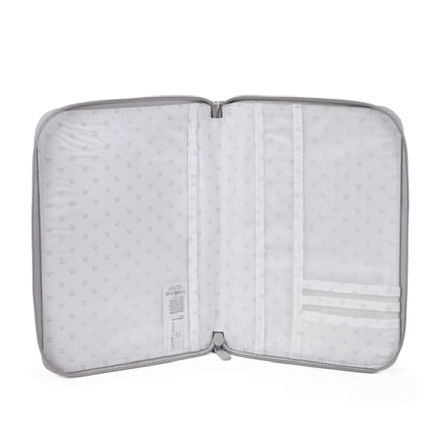 Carnet de santé Little Bloom Fleurs Gris 