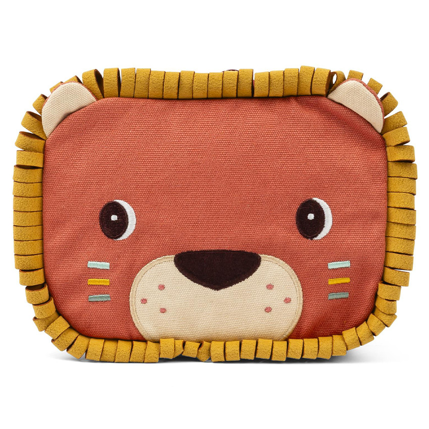 Pochette avec sangle Orange Jack le Lion 