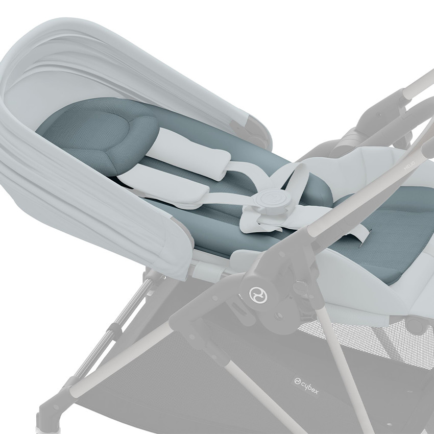 Poussette compacte légère Melio 4 taupe/stormy blue 