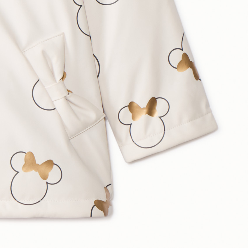 Parka en gomme avec imprimé et oreilles 3D Minnie Disney pour fille 