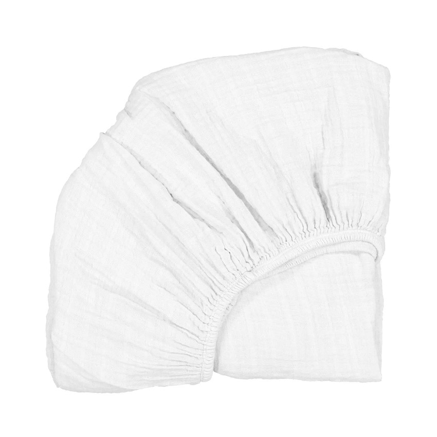 Drap-housse pour couffin Kuko - Blanc