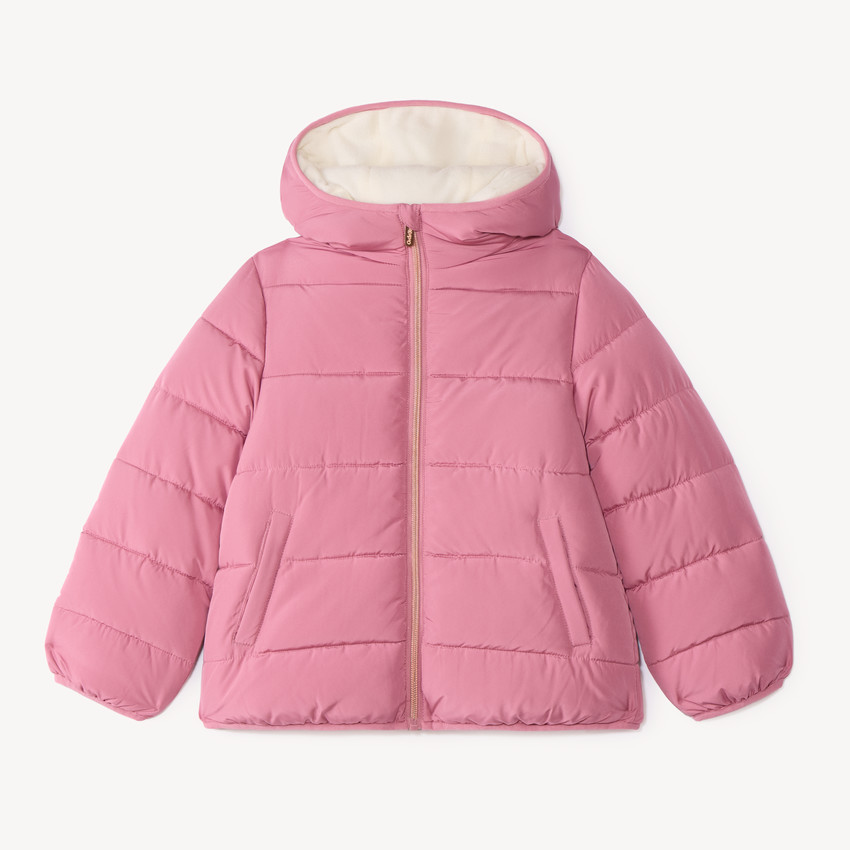 Doudoune fille matelassée à capuche