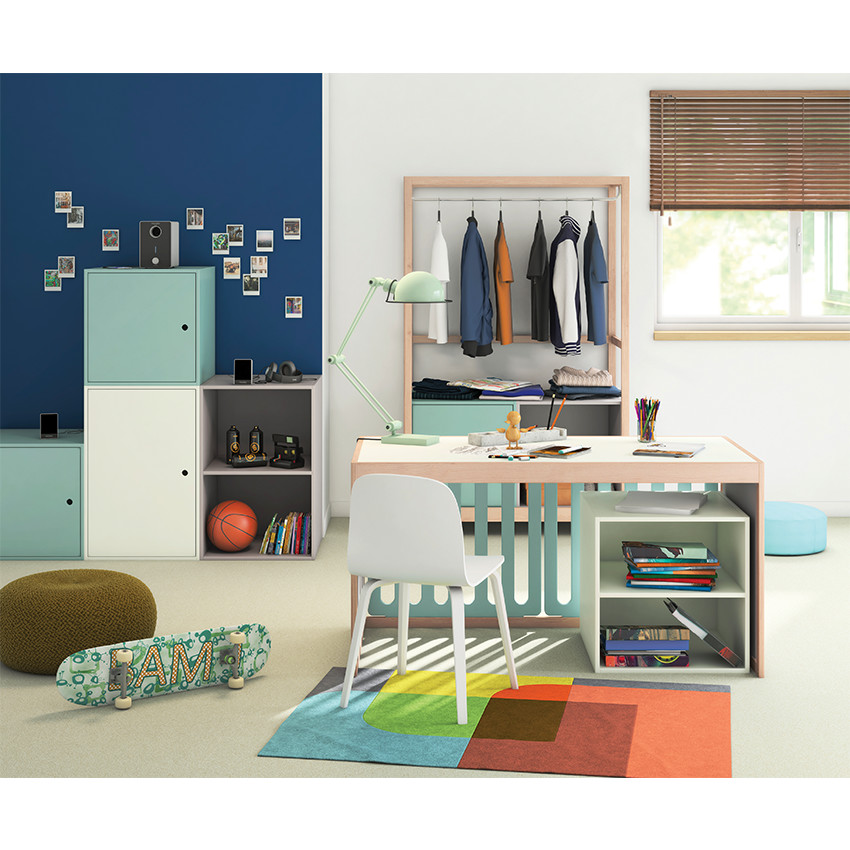 Petit caisson avec porte My Story - Gris 