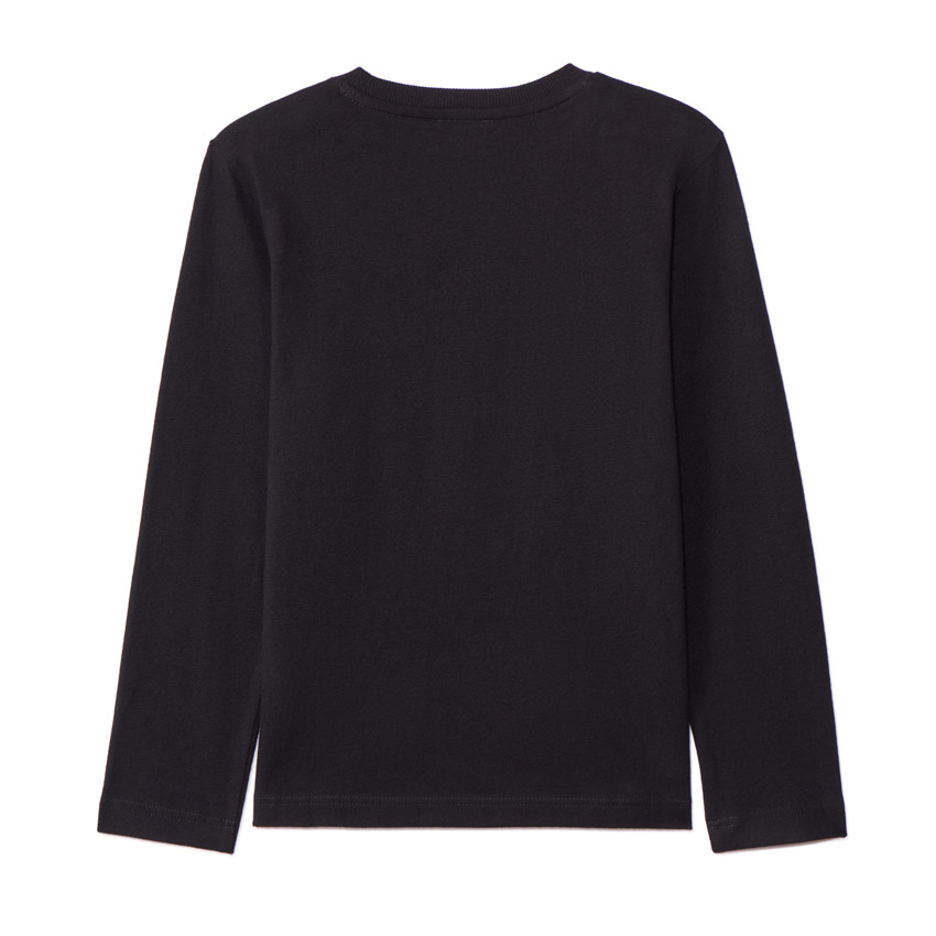 T-shirt manches longues brodé skateboard pour garçon  