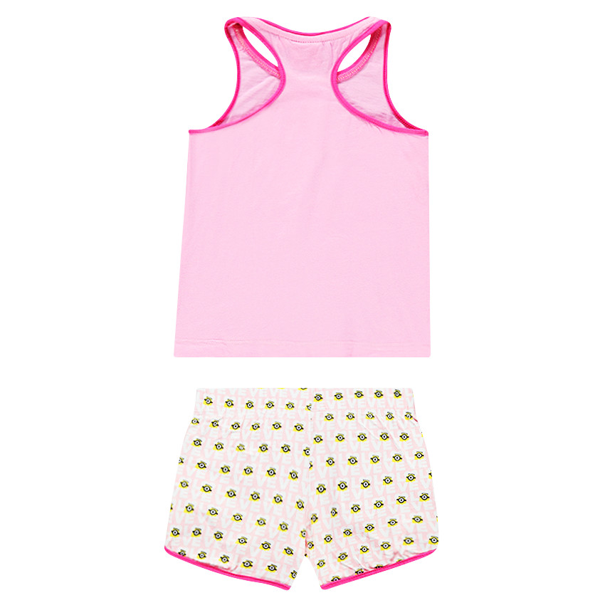 Ensemble pyjama court print et imprimé Les Minions 