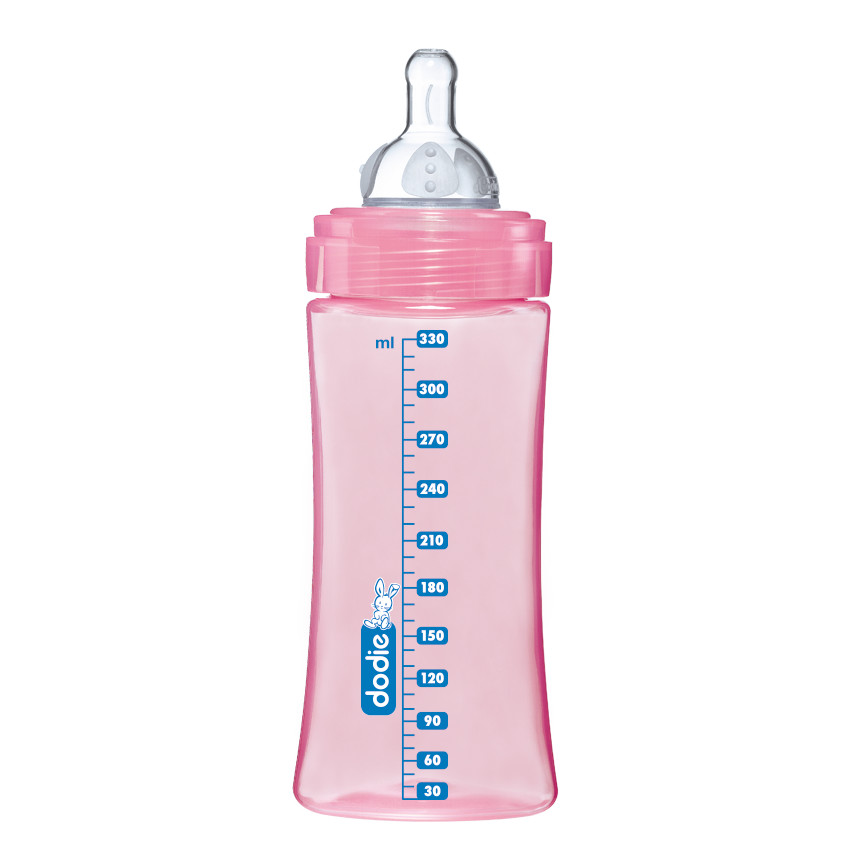 Biberon Initiation+ 330 ml - Rose 