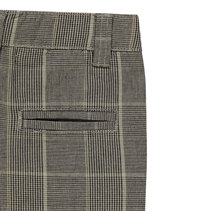 Pantalon en coton à carreaux Prince de Galles 