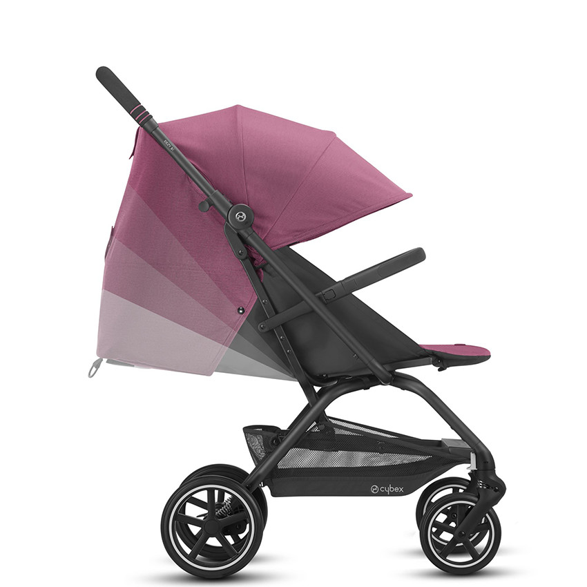 Poussette Eezy S + 2 - Châssis Black / Siège Magnolia Pink 