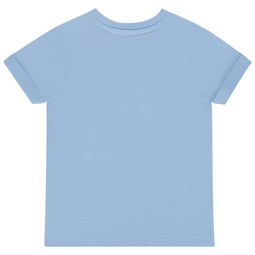 T-shirt manches courtes en jersey effet pop-corn pour bébé garçon 
