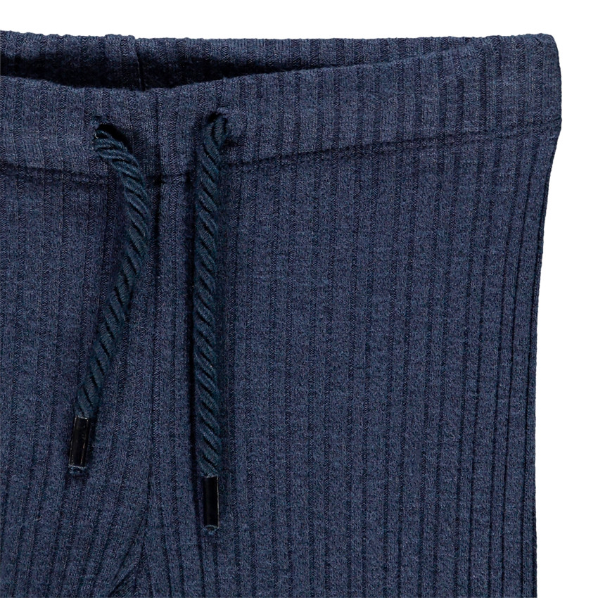 Legging côtelé bleu marine pour enfant fille 