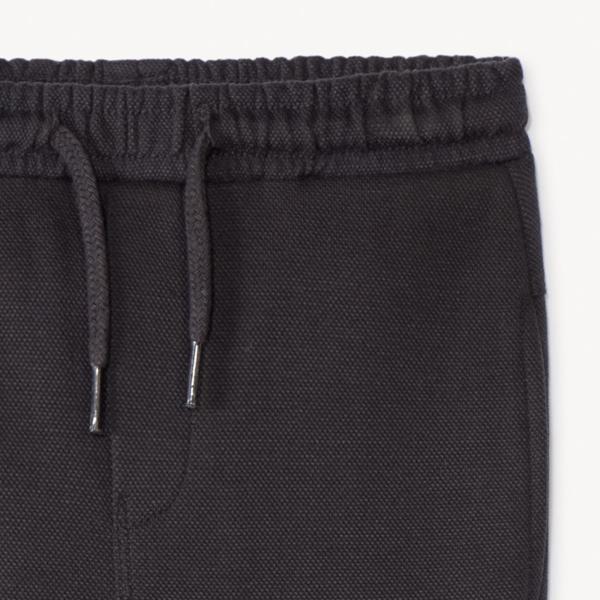 Pantalon de jogging uni en maille piquée pour bébé garçon  