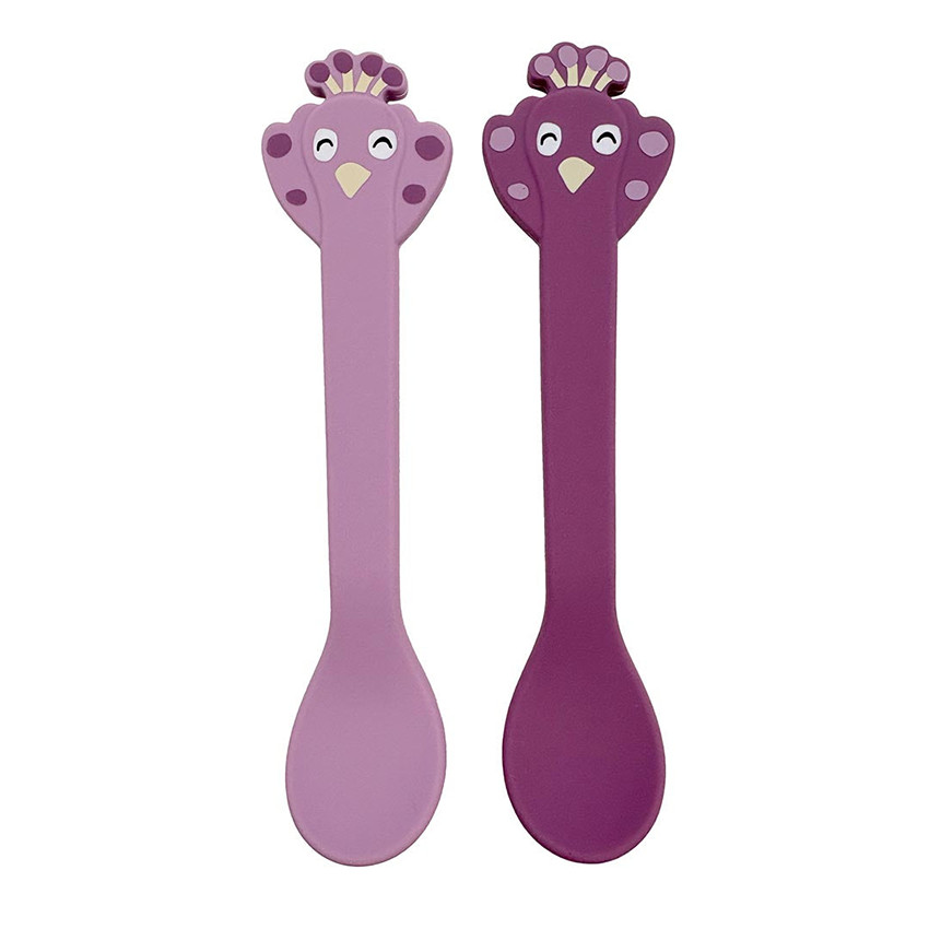 Set de 2 cuillères silicone Mrs Peacock