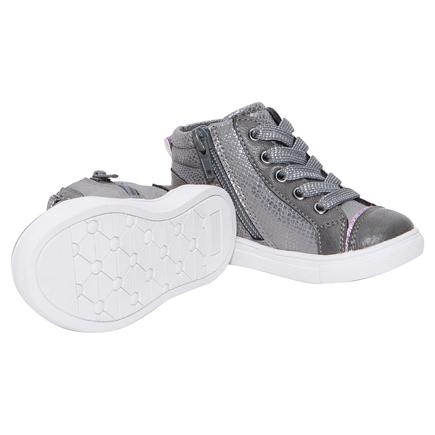 Bottillons argentés avec patch étoile Disney Raiponce 