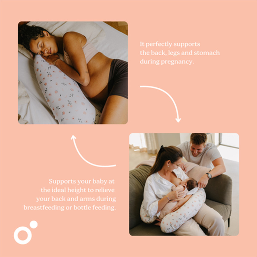 Grand coussin Buddy multi-usage Peaches  