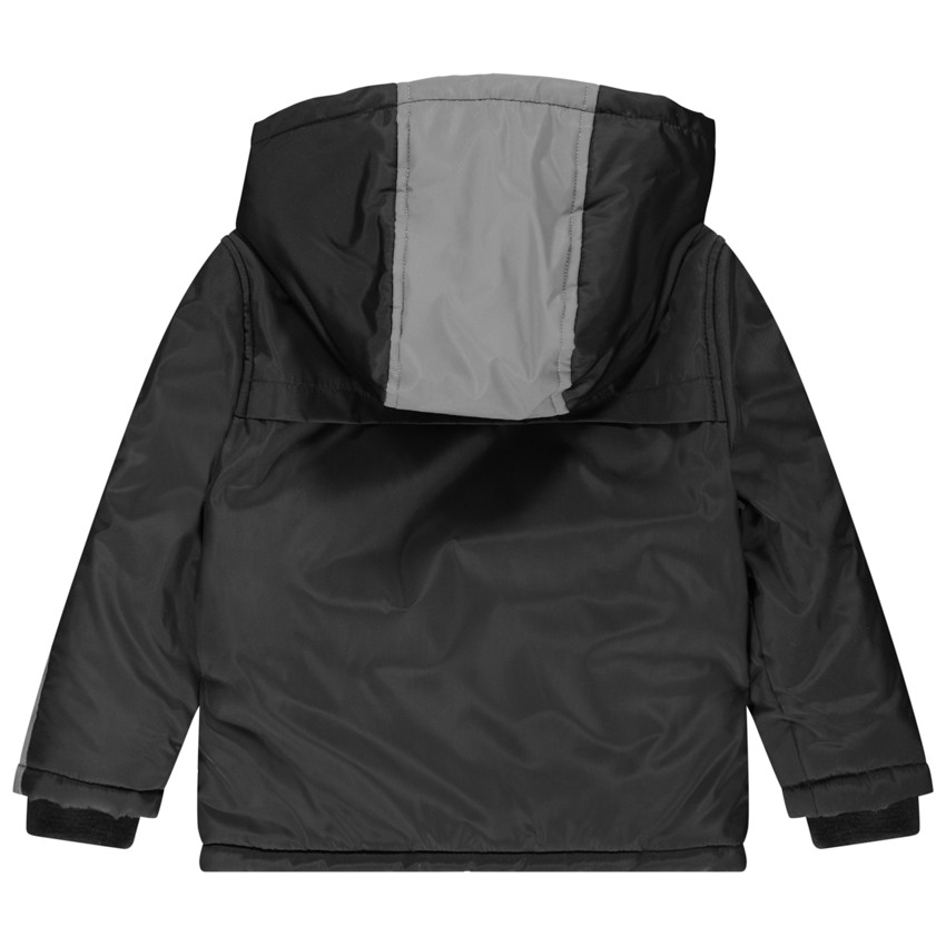 Coupe-vent en twill et padding recyclé avec empiècement contrastés pour garçon 