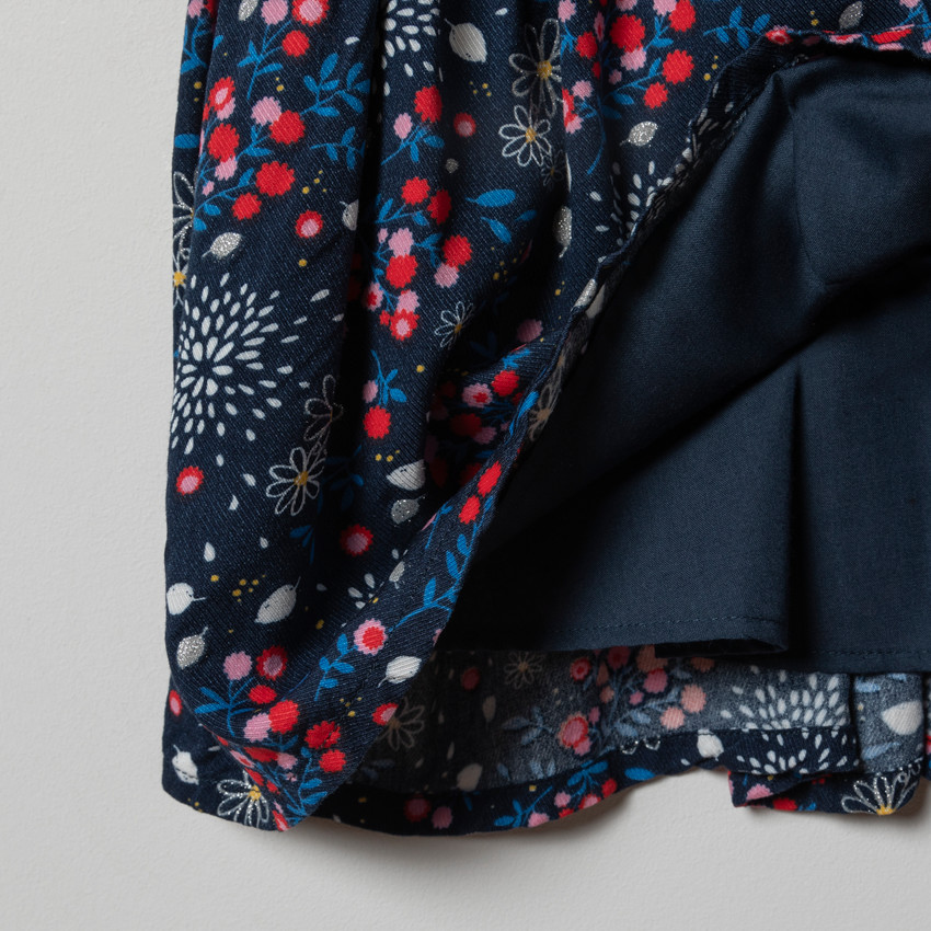 Robe manches courtes à imprimé floral pour enfant fille 