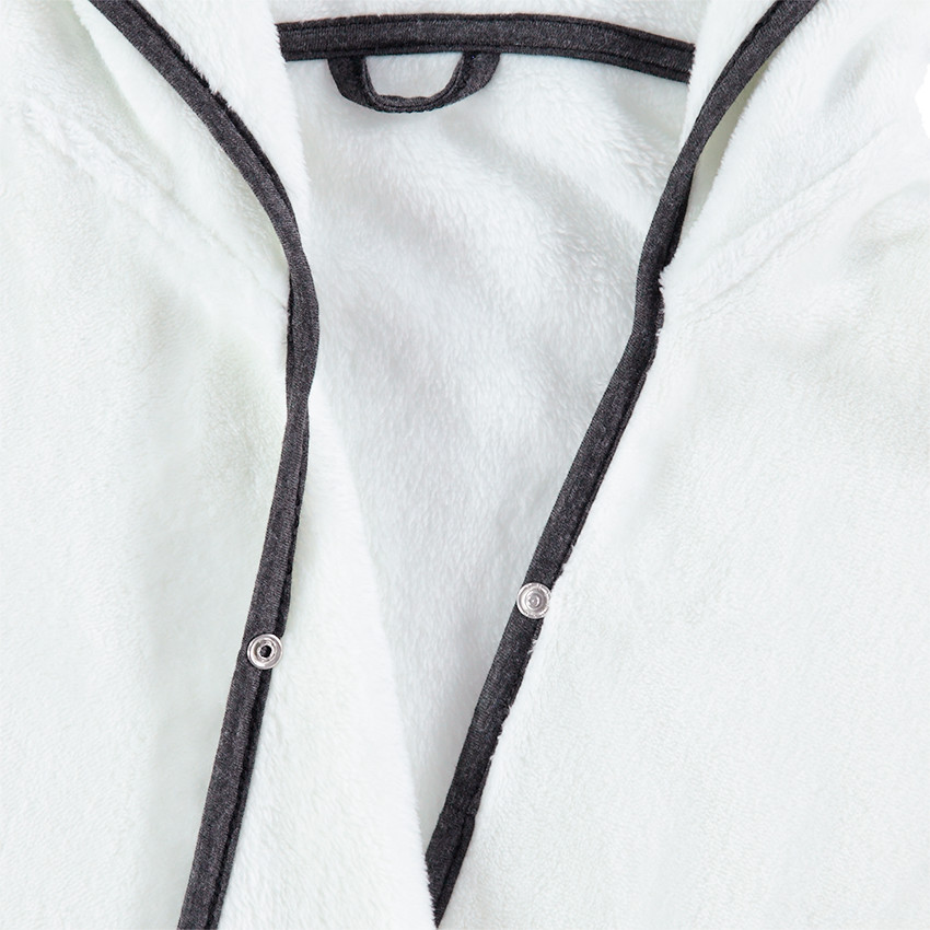 Robe de chambre HALLOWEEN en sherpa effet déguisement chat 