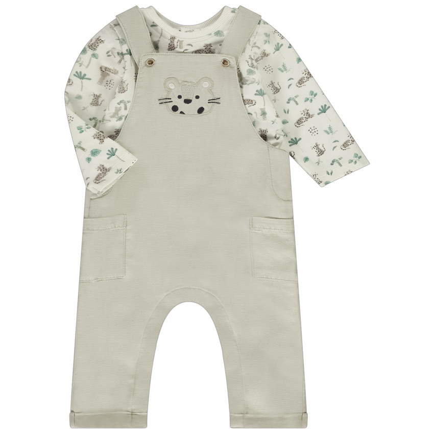 Ensemble 2 pièces imprimé savanne pour bébé garçon 