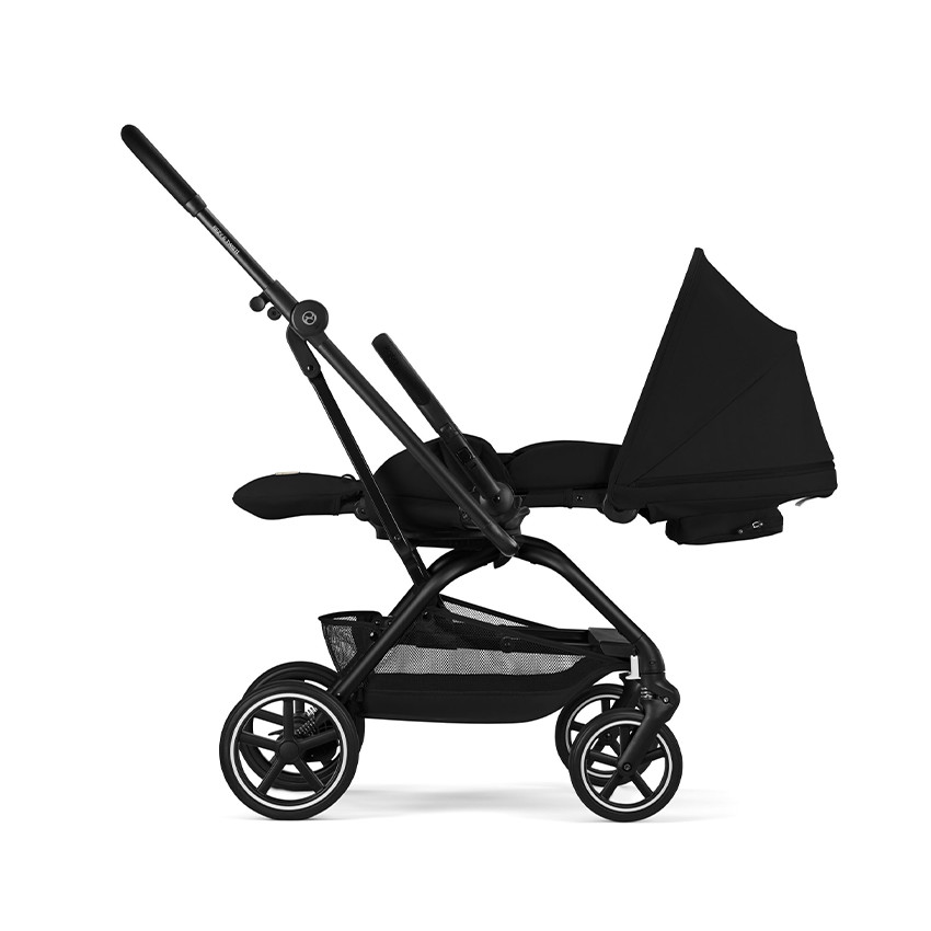 Poussette à siège rotatif Eezy S Twist+ 2 - Magic Black 
