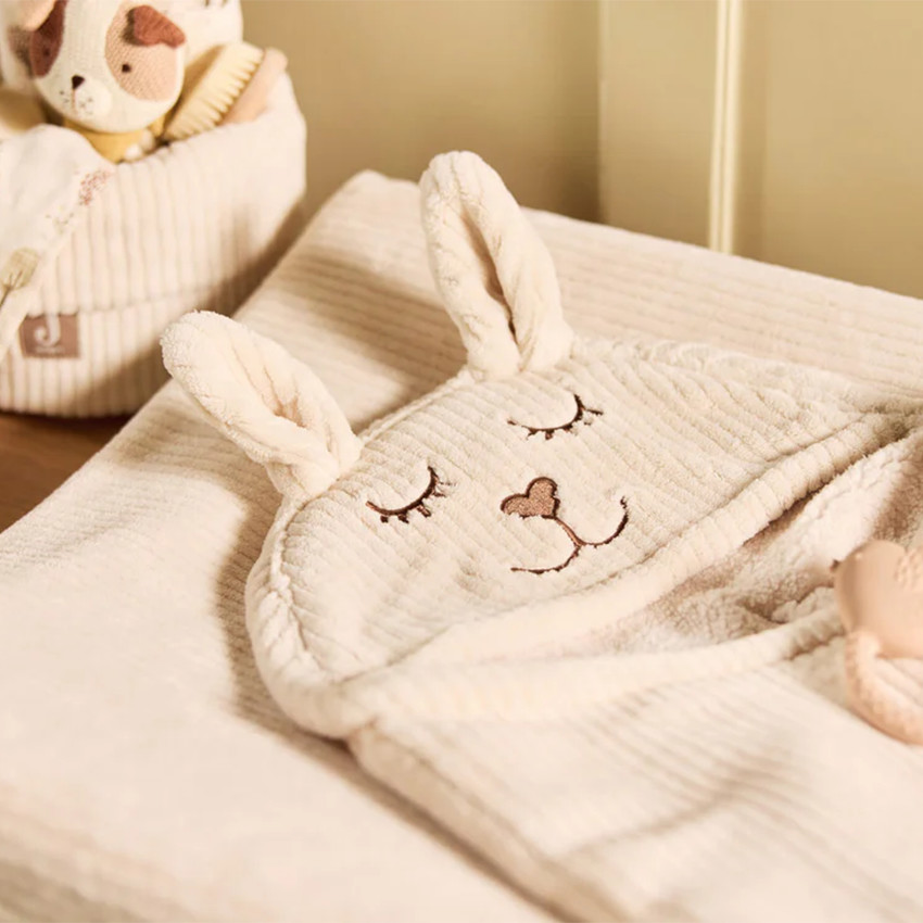 Couverture enveloppante Bunny Cloudy Rib Oatmeal 