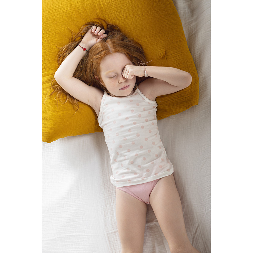 Lot de 3 maillots de corps à bretelles pour fille 