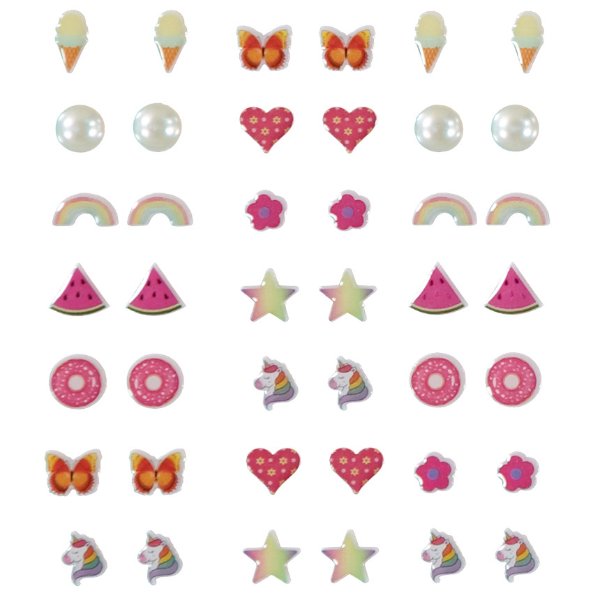 Feuilles De Boucles D’oreilles Autocollantes – 5 Planches De Strass, Pour Filles, Fêtes