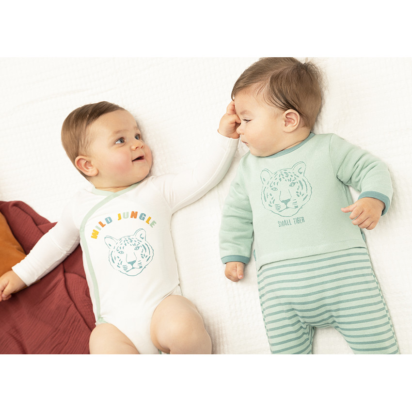Lot de 5 bodies imprimé tigre 