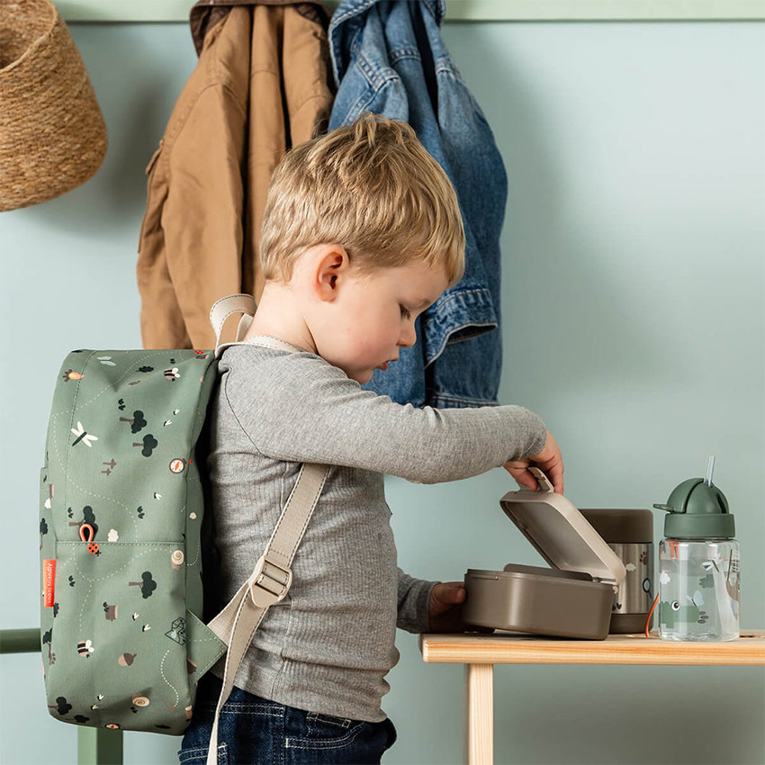 Snackbox avec piques snack Tiny Trails Sable 