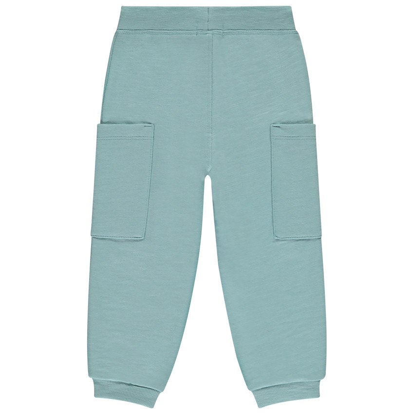 Jogging molleton slub uni à poches pour bébé garçon 