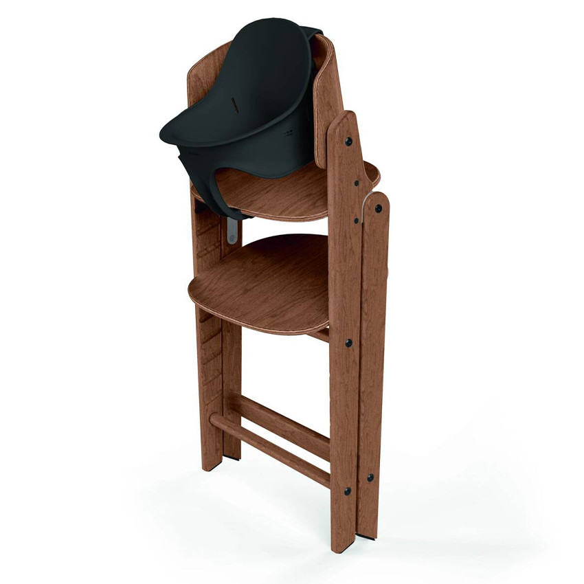 Chaise haute évolutive Click & Fold 3-en-1 All Natural Dark 