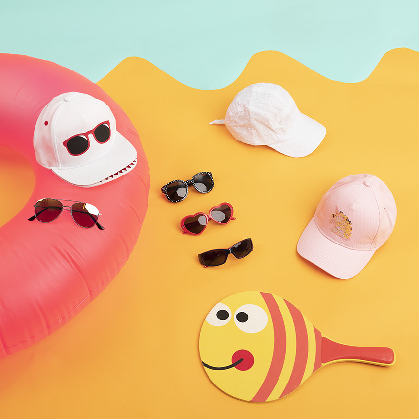 Casquette en broderie anglaise 