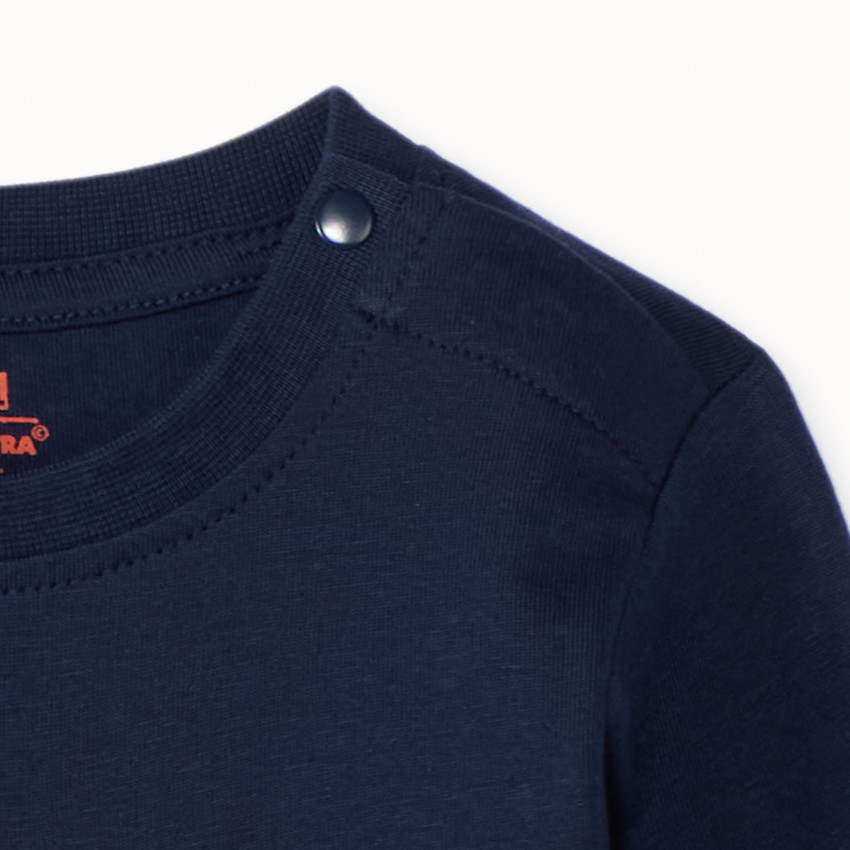 T-shirt manches longues print Captain America Marvel pour bébé garçon 