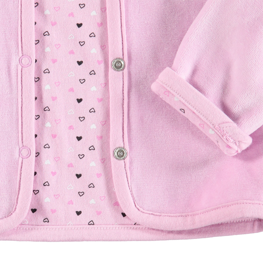 Ensemble avec tunique manches longues, gilet et caleçon 