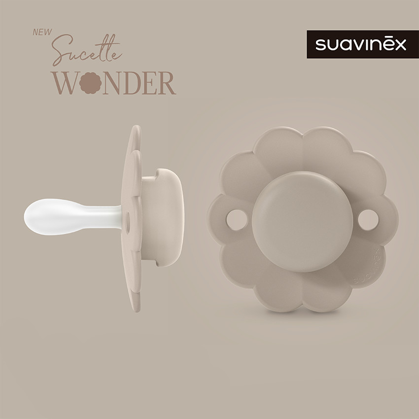 Sucette silicone réversible SX Pro 0-6M Wonder gray clouds 
