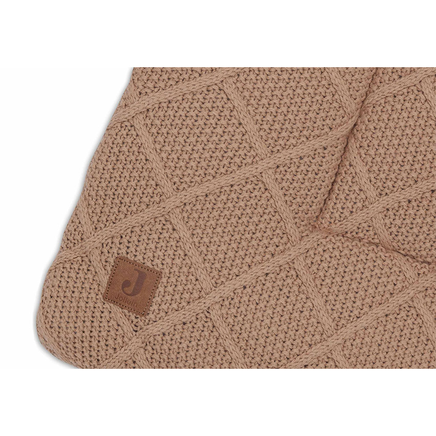 Tapis de parc 75x95cm Check Knit Biscuit 
