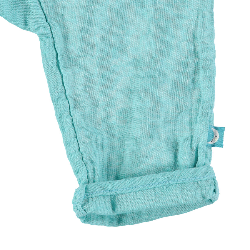 Ensemble brassière imprimée et pantalon uni 