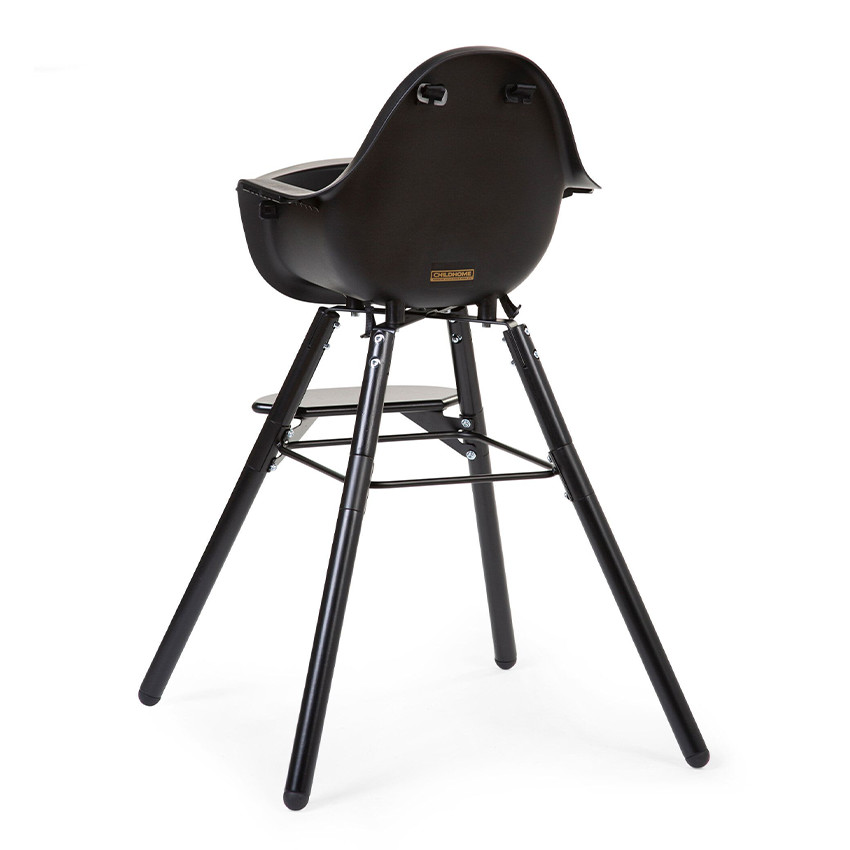 Chaise haute évolutive avec arceau Evolu 2 noir 